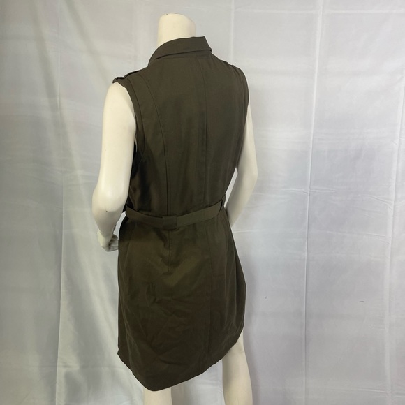 Bananas Republic Army Green Belted Dress - Picture 6 of 6